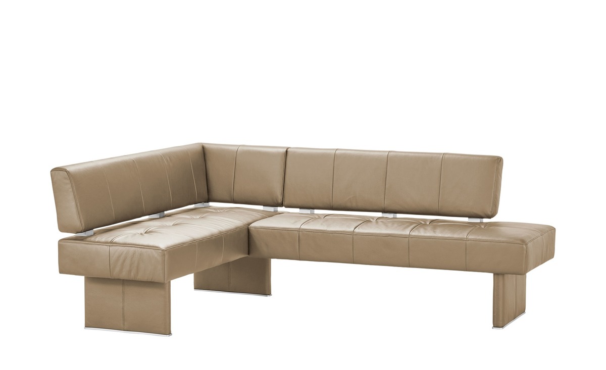 Bild 1 von Eckbank  Leder braun Maße (cm): B: 227 H: 88 T: 165 Bänke