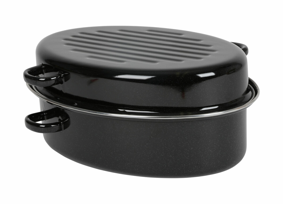 Bild 1 von Ovaler Gänsebräter mit Griffen 40x29x17cm