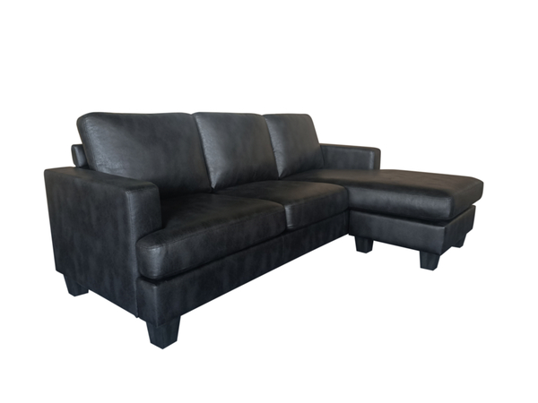 Bild 3 von Happy Home Ecksofa in Vintage Optik schwarz