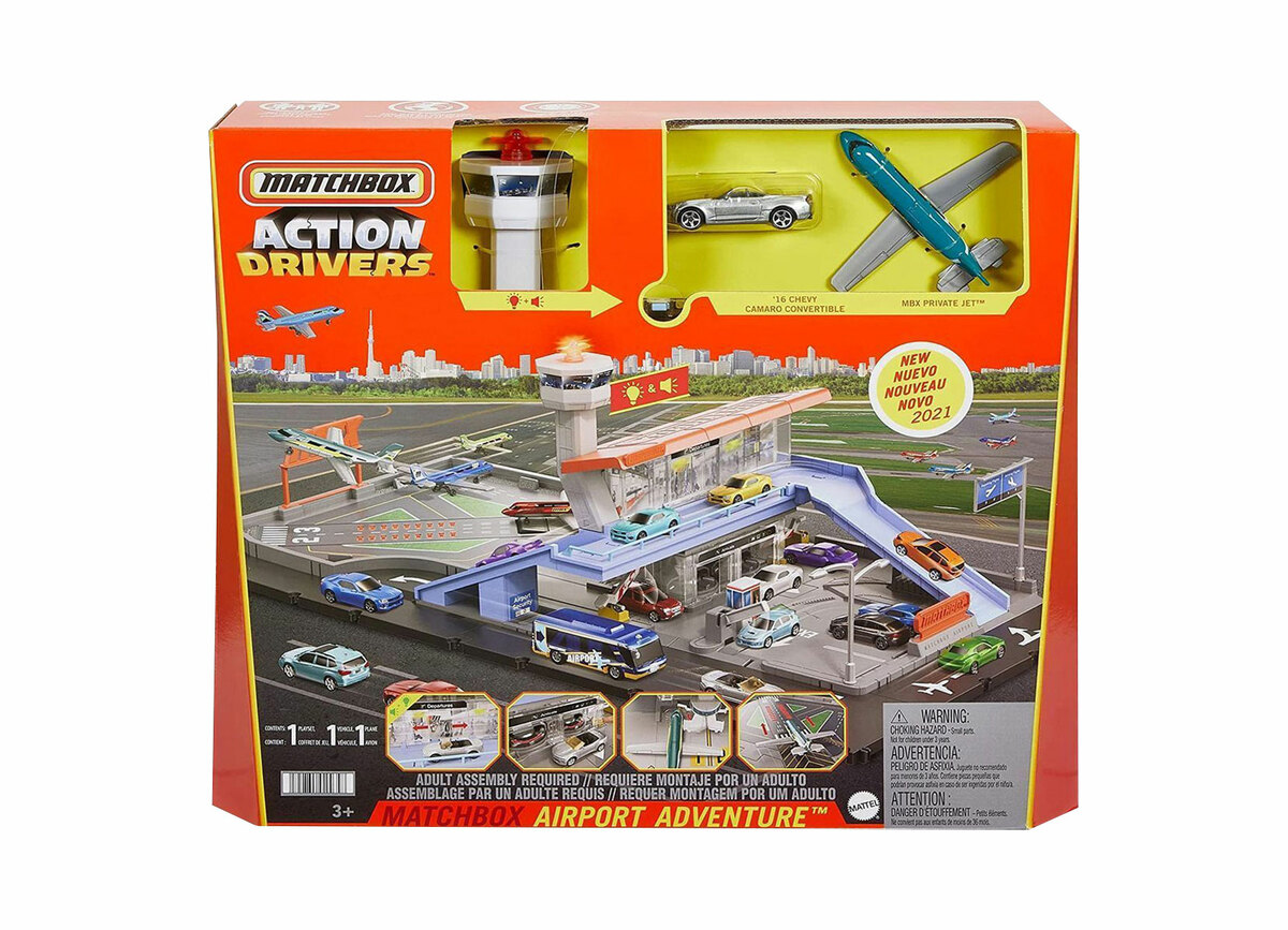 Bild 1 von Matchbox Action Drivers HGC59 Flughafenabenteuer