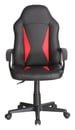 Bild 3 von Happy Home gepolsterter Gamingsessel schwarz und rot