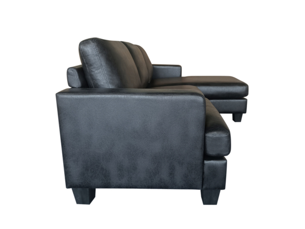 Bild 4 von Happy Home Ecksofa in Vintage Optik schwarz