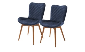 Gray & Jones 2er Set Polsterstuhl  Tierra Fuego Two blau Maße (cm): B: 58 H: 88 T: 67 Stühle
