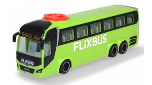 Dickie - MAN Lion's Coach - Flixbus, Lenkbarer Spielzeug-Bus