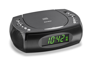 Karcher UR 1308 Radiowecker mit CD Player und UKW Radio (20 Senderspeicher)
