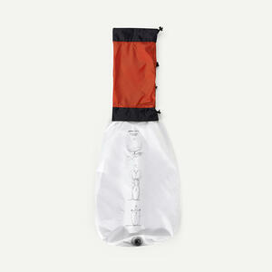 Pumpsack für Luftmatratzen Orange|weiß