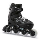 Bild 1 von Inline Skates Kinder Fitness FIT3 größenverstellbar schwarz/khaki Schwarz