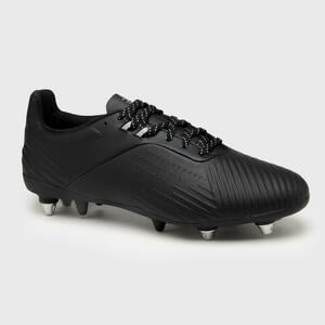 Damen/Herren Rugby Schuhe - Advance 500 SG schwarz Schwarz