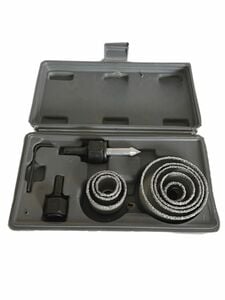 Vago-Tools Bohrer Fliesenkrone Lochsäge 11 tlg Set 19-64 mm