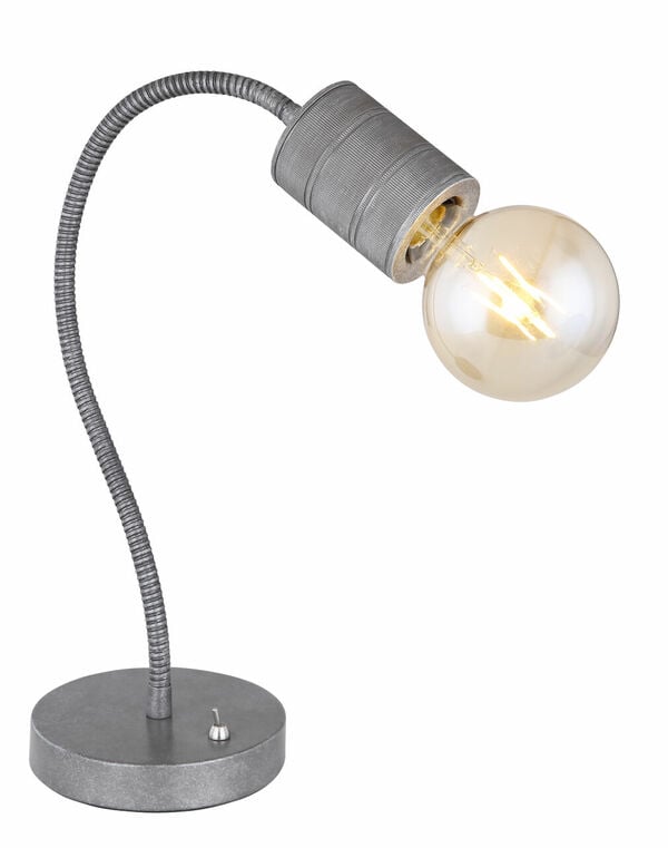 Bild 1 von Globo Lighting - FREDDY - Tischleuchte Metall silber, 1x E27