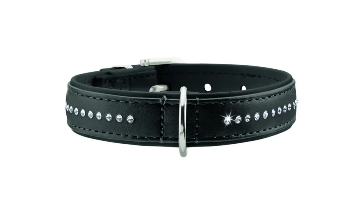 Bild 1 von Hunter Hundehalsband Modern Art Luxus, schwarz Gr.XS-S