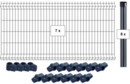 Bild 1 von TETZNER & JENTZSCH - Zaunkomplettset - "STRATTON 5"