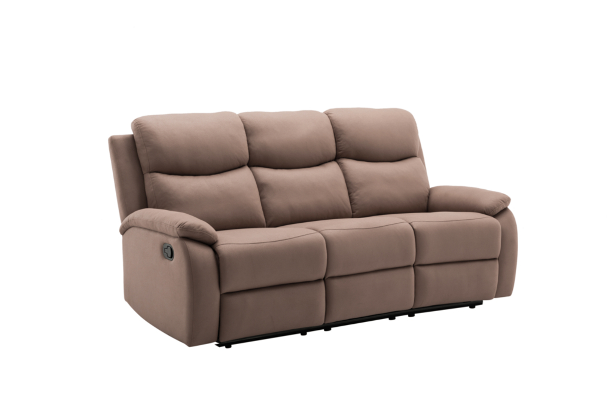Bild 3 von Happy Home Polstergarnitur 3-tlg. mit 5 Relaxfunktionen braun