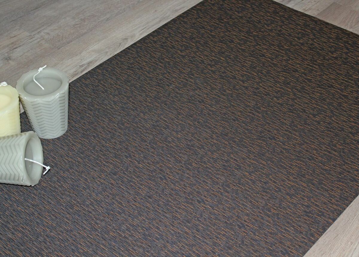 Bild 1 von Peyer Syntex Mira Jacquard Teppich Uni Farbe Mocca 138 x 220 cm