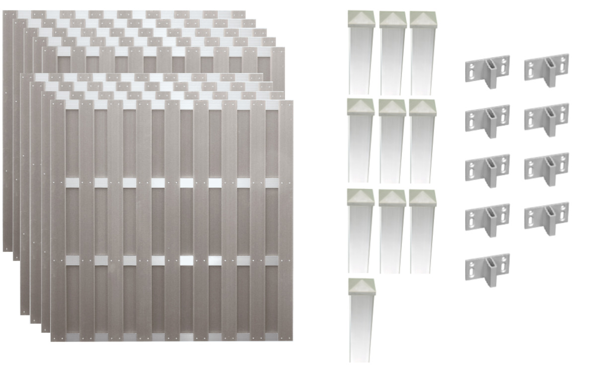 Bild 1 von TETZNER & JENTZSCH - Zaunkomplettset - "JACKSONVILLE 7"