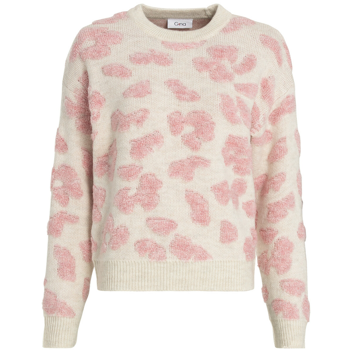 Bild 1 von Damen Strickpullover CREME / ROSA