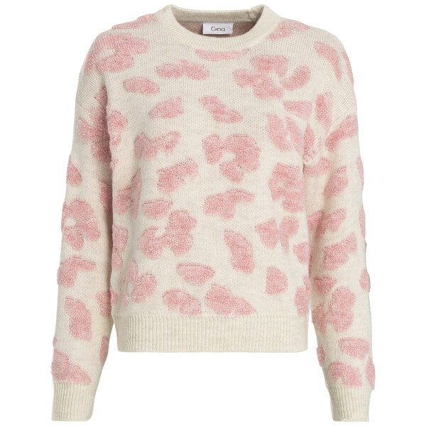 Bild 1 von Damen Strickpullover CREME / ROSA