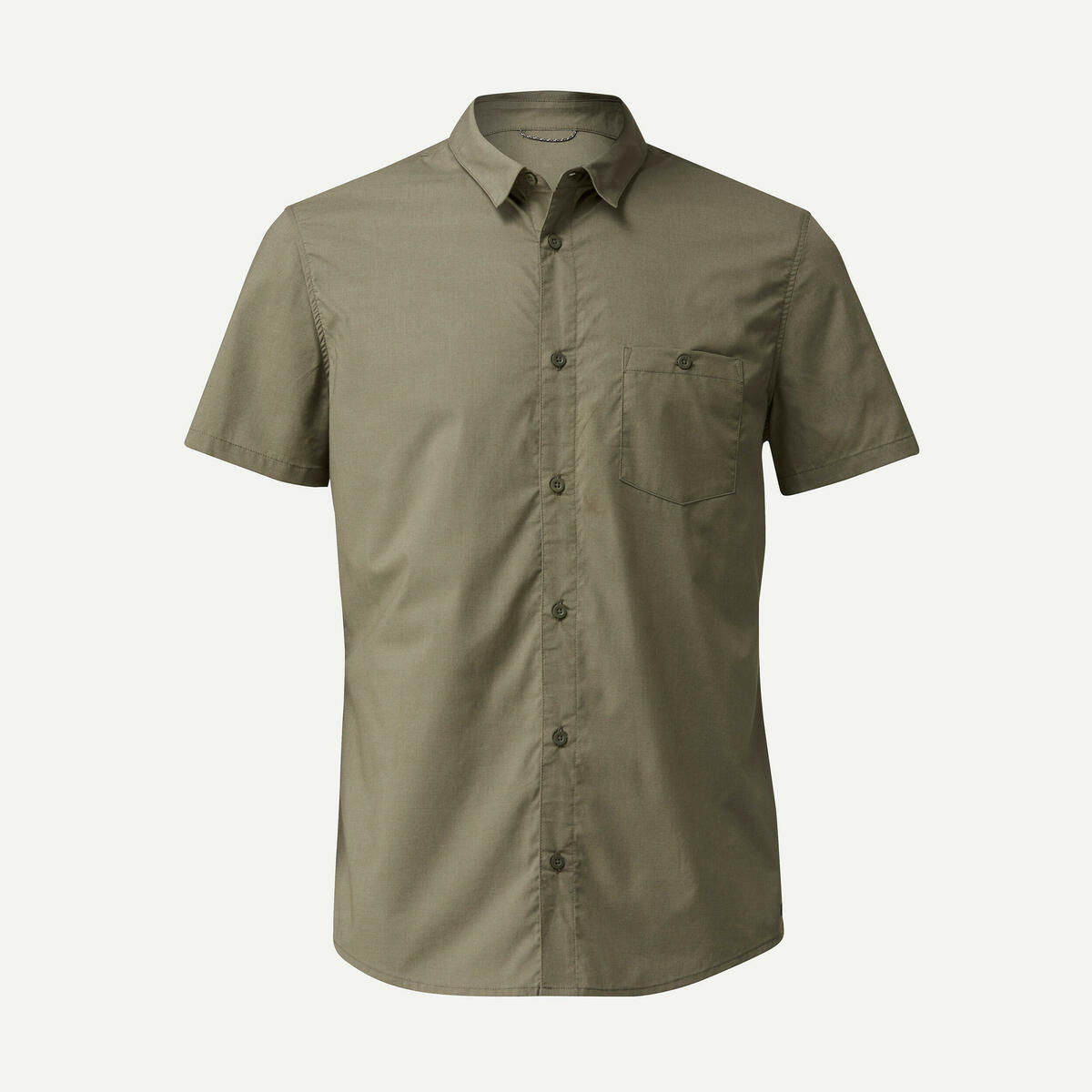 Bild 1 von Trekkinghemd Herren kurzarm - Travel 100 khaki Grün|khaki