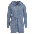 Bild 1 von Damen Fleecejacke mit Kapuze HELLBLAU