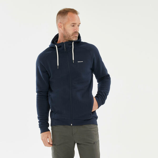 Bild 1 von Sweatjacke Herren mit Kapuze Naturwandern - NH150 Blau