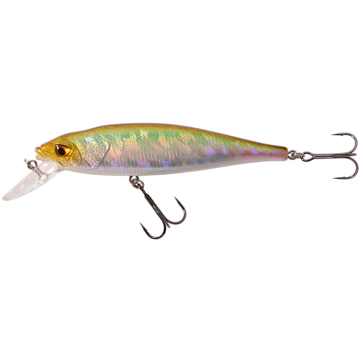 Bild 1 von Wobbler Jerkbait MINNOW WXM MNW 100 SP grüner Rücken Grün|weiß