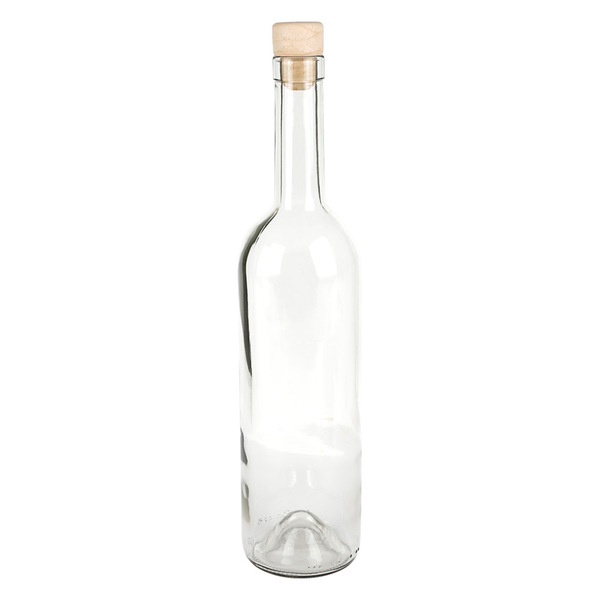 Bild 1 von Glas-Flasche 'Bordeaux' Kunststoff-Korken
