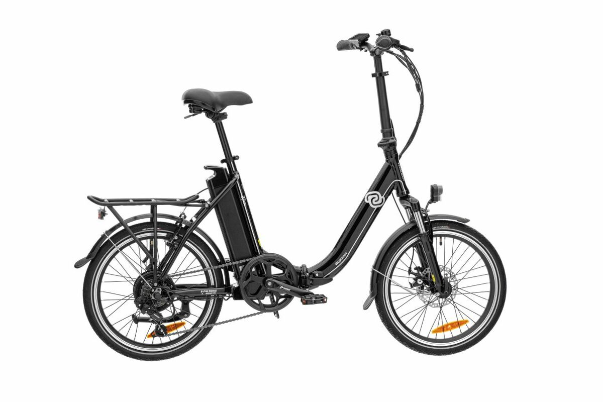 Bild 1 von VECOCRAFT E-Pax, Elektro Klappfahrrad, E-Foldy Bike, Farbe: schwarz