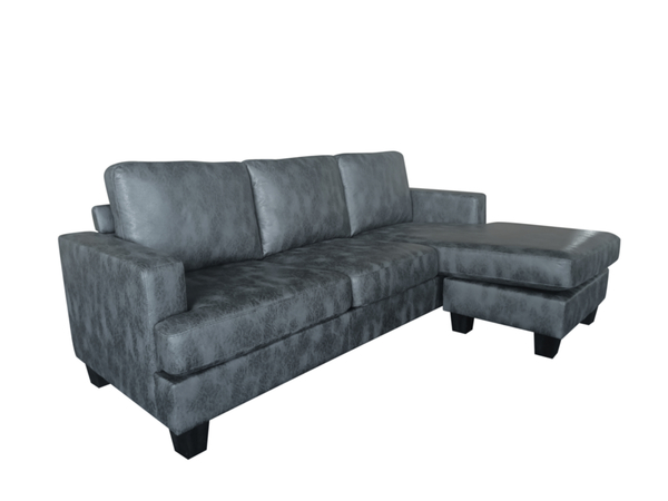 Bild 3 von Happy Home Ecksofa in Vintage Optik grau