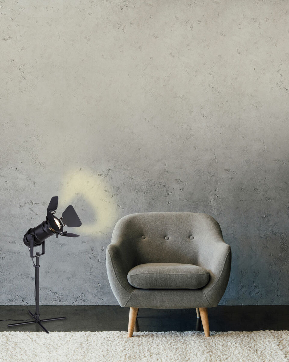 Bild 2 von Globo Lighting - EGON - Tischleuchte Metall schwarz, 1x GU10