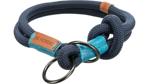 Trixie BE NORDIC Zug-Stopp-Halsband M dunkelblau/hellblau 45 cm/ø 8 mm Hundezubehör