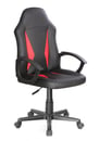 Bild 2 von Happy Home gepolsterter Gamingsessel schwarz und rot