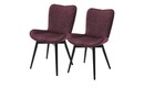 Bild 1 von Gray & Jones 2er Set Polsterstuhl  Tierra Fuego Two rot Maße (cm): B: 58 H: 88 T: 67 Stühle