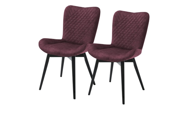 Bild 1 von Gray & Jones 2er Set Polsterstuhl  Tierra Fuego Two rot Maße (cm): B: 58 H: 88 T: 67 Stühle