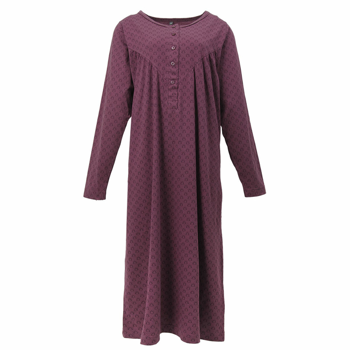 Bild 1 von Damen-Nachthemd Lange Ärmel, Violett, S