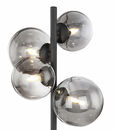 Bild 4 von Globo Lighting - RIHA - Tischleuchte Metall schwarz matt, 4x G9 LED