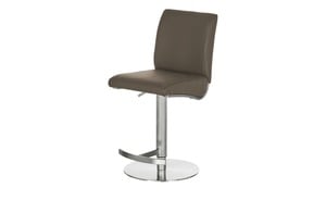 Barhocker Leder braun Maße (cm): B: 42 H: 87 T: 50 Stühle