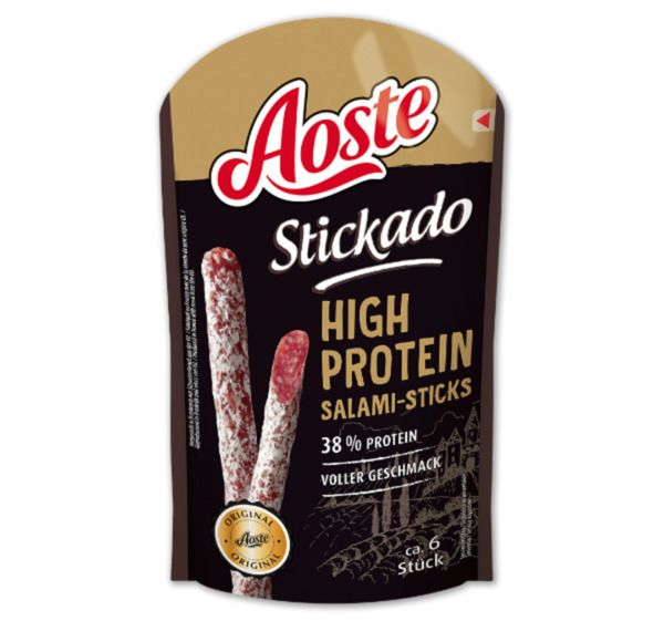 Bild 1 von AOSTE Stickado High Protein Salami-Sticks*