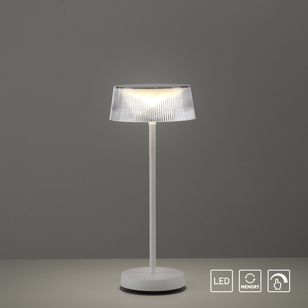 Bild 3 von LeuchtenDirekt LED Tischleuchte DORA, 1xLED-Board/2,3 Watt, 3000 Kelvin, Akkuleuchte, dimmbar, IP44