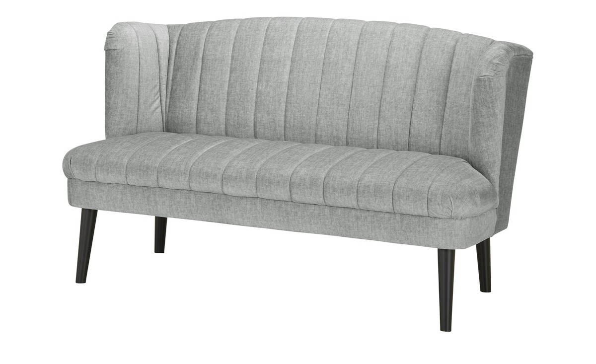Bild 1 von Twist Küchensofa  Velours meliert Rina grau Maße (cm): B: 180 H: 92 T: 76 Bänke
