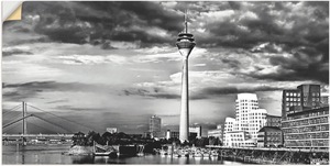 Artland Wandbild "Düsseldorf Collage Skyline 10", Deutschland, (1 St.), als Leinwandbild, Wandaufkleber oder Poster in versch. Größen
