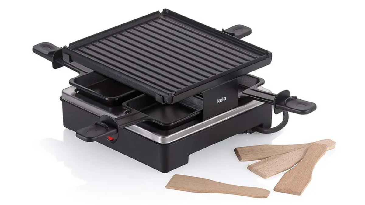 Bild 1 von kela Raclette Grill Aluguss Geneva 4 Personen