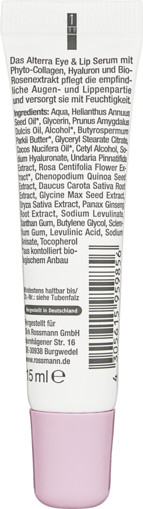 Bild 2 von Alterra NATURKOSMETIK Collagen Boost Effect Eye & Lip Serum