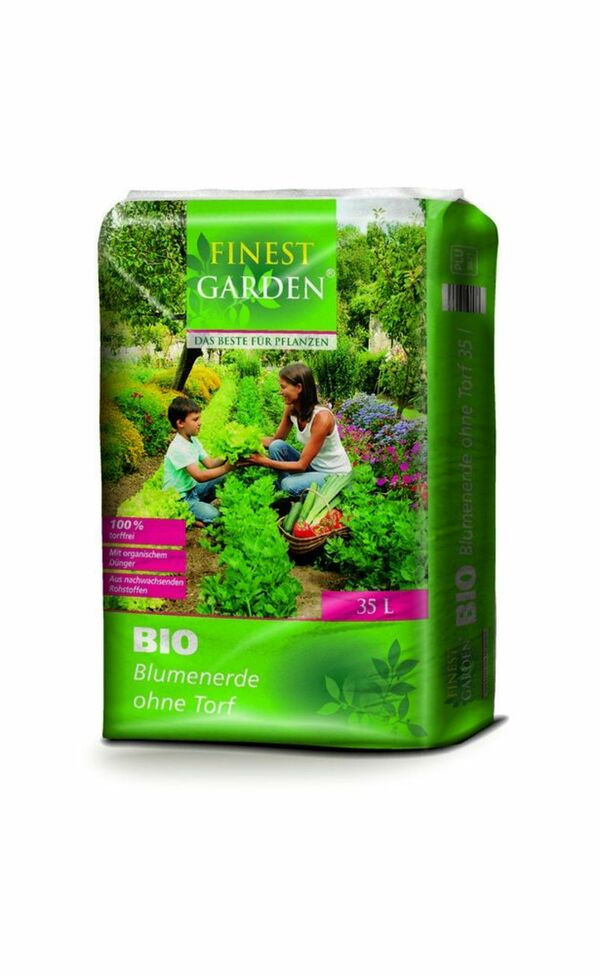 Bild 1 von Finest Garden Bio-Blumenerde - ca. 35 Liter