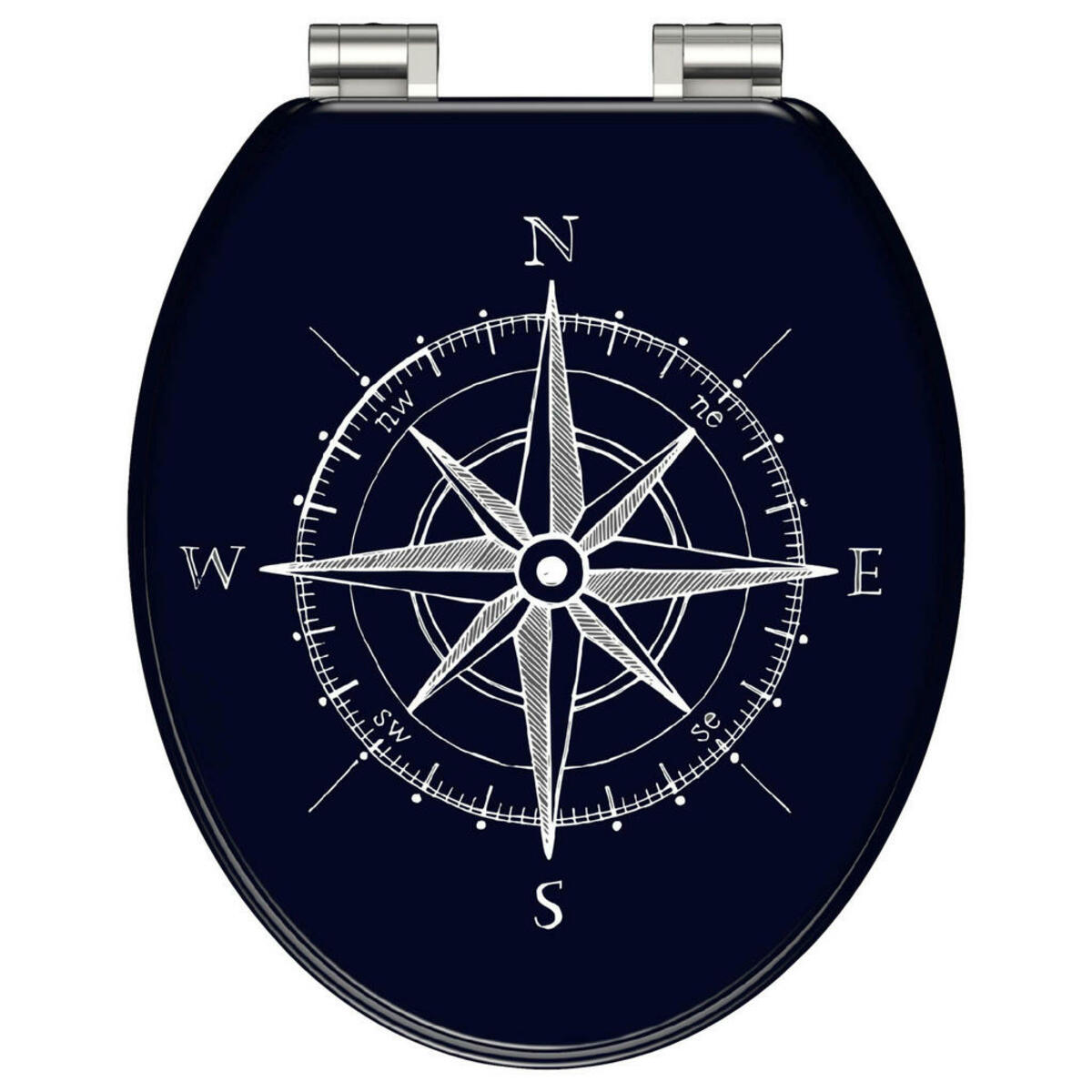 Bild 1 von WC-Sitz schwarz MDF B/H: ca. 48x6 cm