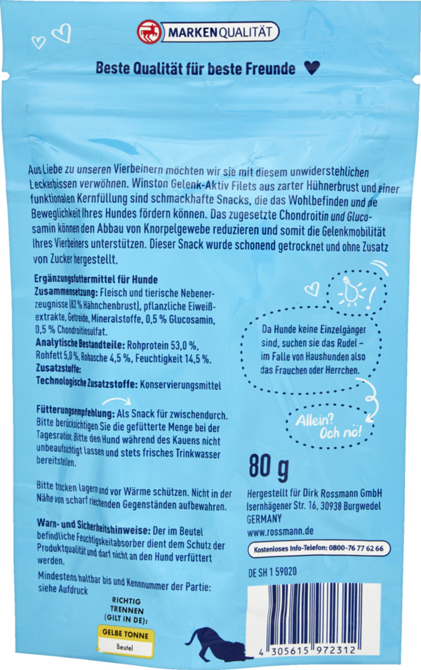 Bild 2 von Winston Snack Filets Gelenk-Aktiv