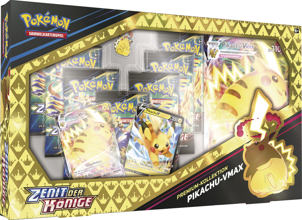 Bild 1 von Amigo Pokemon Premium Kollektion Box Zenit der Könige Pikachu-VMAX