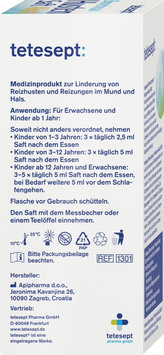 Bild 2 von tetesept Bronchosan Husten Saft Akut