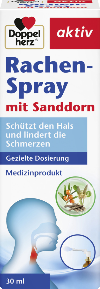 Bild 1 von Doppelherz Rachen-Spray mit Sanddorn