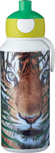 MEPAL Pop-up Trinkflasche Campus Animal Planet Tiger, 400 ml