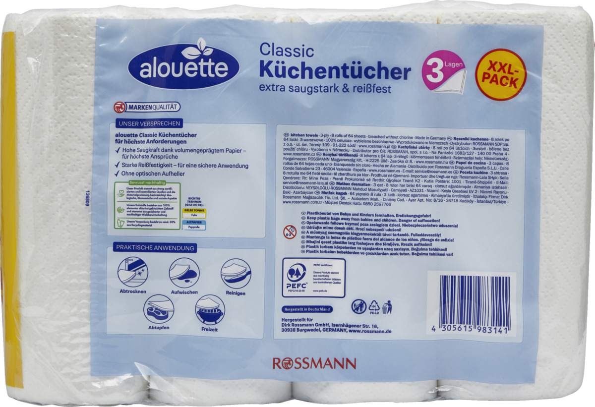 Bild 3 von alouette Classic Küchentücher XXL-Pack